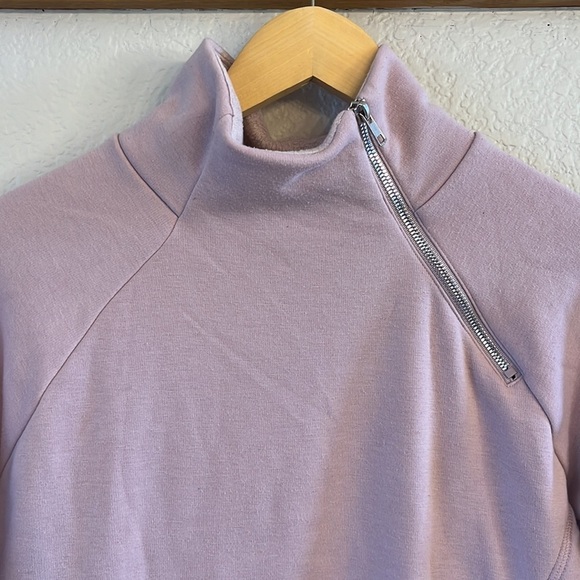 RBX zip up sweater fuzzy blush pink size small - Picture 11 of 12